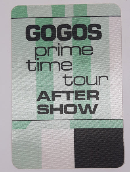 1984 Otto Gogos Prime Time Tour After Show Sticker Satin Back Stage Pass