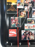 Vintage Coca Cola Enjoy Coke 1886 to 1986 100th Anniversary Metal Beverage Serving Tray