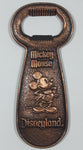Vintage Walt Disney Productions Disneyland Mickey Mouse Copper Metal Bottle Opener