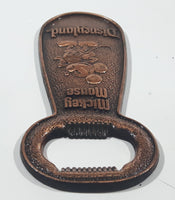 Vintage Walt Disney Productions Disneyland Mickey Mouse Copper Metal Bottle Opener