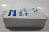 Vintage North Welder's First Aid Kit White Metal Hinged Box