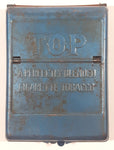 Antique Top A Perfectly Blended Cigarette Tobacco Blue Metal Cigarette Maker Machine Case