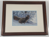 Robert Bateman "Early Snowfall - Ruffed Grouse" Wildlife Art Print 11 1/2" x 14 1/2"