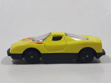 Greenbrier 9892 Sports Car Yellow Die Cast Toy Car Vehicle