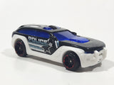 2016 Hot Wheels HW Pursuit Police Cops Black and White Die Cast Toy Car Vehicle