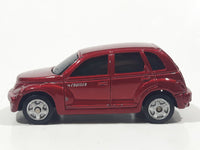 2000 Maisto Chrysler PT Cruiser Metalflake Dark Red Die Cast Toy Car Vehicle