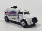 2001 Matchbox Police Robot Truck White Die Cast Toy Car Surveillance Vehicle