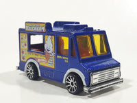 2009 Hot Wheels HW City Works Sweet Streets Good Humor Food Truck Metalflake Dark Blue Die Cast Toy Car Vehicle