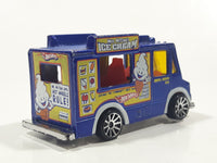 2009 Hot Wheels HW City Works Sweet Streets Good Humor Food Truck Metalflake Dark Blue Die Cast Toy Car Vehicle