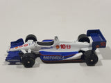 Fletcher-Barnhardt & White Honda Formula One Shell Motorola #10 White and Blue Die Cast Toy Race Car Vehicle