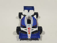 Fletcher-Barnhardt & White Honda Formula One Shell Motorola #10 White and Blue Die Cast Toy Race Car Vehicle