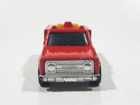 1986 Hot Wheels Workhorses Rescue Ranger Red Fire Truck Die Cast Toy Car Vehicle - Yellow lights