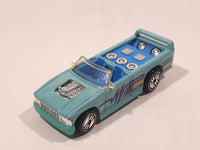 1990 Hot Wheels New Castings Mini Truck Turquoise Light Blue Die Cast Toy Car Vehicle
