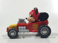 2016 Mattel Disney Roadster Racers Mickey Mouse Hot Rod #28 Plastic and Metal Die Cast Toy Car Vehicle
