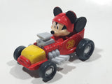 2016 Mattel Disney Roadster Racers Mickey Mouse Hot Rod #28 Plastic and Metal Die Cast Toy Car Vehicle