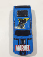 2003 Maisto Marvel The Beast '70 Boss Mustang Blue Die Cast Toy Car Vehicle