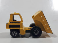 Vintage 1976 Matchbox Lesney Superfast Site Dumper Truck Yellow No. 26 Die Cast Toy Car Construction Equipment Machinery Vehicle - Made in England