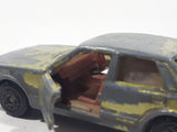 Vintage 1979 Lesney Matchbox Superfast No. 55 Ford Cortina Lime Green Die Cast Toy Car Vehicle with Opening Doors
