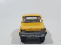 Vintage 1980 Lesney Matchbox Superfast No. 21 Renault 5TL Yellow Die Cast Toy Car Vehicle with Opening Rear Hatch