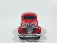 1990 ERTL Disney Dick Tracy Tess' Car 1936 Ford Coupe Red Die Cast Toy Car Vehicle