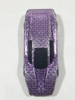 1992 Hot Wheels Gleam Team Aeroflash Large Charge Silver Bullet Textured Chrome Pink Die Cast Toy Car Vehicle