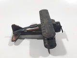 Vintage Miniature Airplane Bi-Plane Metal Pencil Sharpener Doll House Furniture Size