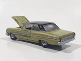 2008 Playing Mantis Johnny Lightning Muscle Cars No. 978 1964 Ford Fairlane 500 Thunderbolt Olive Green with Black Roof Die Cast Toy Car Vehicle with Opening Hood