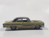 2008 Playing Mantis Johnny Lightning Muscle Cars No. 978 1964 Ford Fairlane 500 Thunderbolt Olive Green with Black Roof Die Cast Toy Car Vehicle with Opening Hood