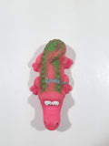 Pink Rubber Alligator Crocodile 3 1/2" Long Toy Figure