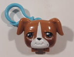 2004 Hasbro OddzOn Brown Dog 2 3/8" Wide Plastic Opening Keyring Clip