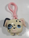 2004 Hasbro OddzOn White Spotted Dog 2 3/8" Wide Plastic Opening Keyring Clip