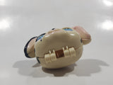 2004 Hasbro OddzOn White Spotted Dog 2 3/8" Wide Plastic Opening Keyring Clip