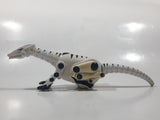 2005 McDonald's Wowwee Robopet Roboreptile White with Black Stripes 7" Long Plastic Toy Figure