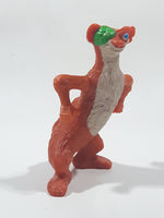 2009 McDonald's Fox Ice Age Dawn of The Dinosaurs Movie Film Buck The One Eyed Weasel 3 1/2" Tall Toy Figure - Working