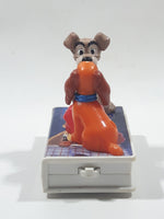 1998 McDonald's Disney Lady and the Tramp VHS Pull Back 3" Long PVC Toy Train Figure Vehicle