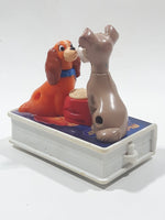 1998 McDonald's Disney Lady and the Tramp VHS Pull Back 3" Long PVC Toy Train Figure Vehicle