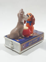 1998 McDonald's Disney Lady and the Tramp VHS Pull Back 3" Long PVC Toy Train Figure Vehicle