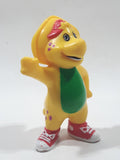 1996 The Lions Group Barney The Dinosaur BJ Yellow 3 1/4" Tall PVC Toy Figure