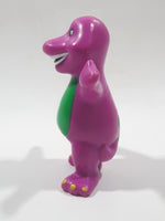 1996 The Lions Group Barney The Dinosaur Barney Purple 3 1/4" Tall PVC Toy Figure