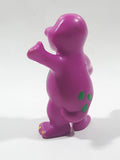 1996 The Lions Group Barney The Dinosaur Barney Purple 3 1/4" Tall PVC Toy Figure