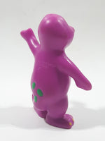 1996 The Lions Group Barney The Dinosaur Barney Purple 3 1/4" Tall PVC Toy Figure