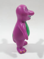 1996 The Lions Group Barney The Dinosaur Barney Purple 3 1/4" Tall PVC Toy Figure