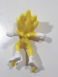 Sega Sonic The Hedgehog Yellow 3" Tall Plastic Toy Figure