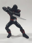 California Costume Inc Black Ninja with Sword 3 3/4" Tall Toy Figure