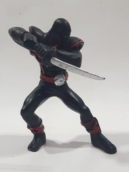 California Costume Inc Black Ninja with Sword 3 3/4" Tall Toy Figure