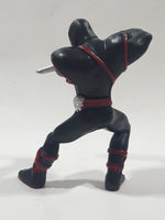 California Costume Inc Black Ninja with Sword 3 3/4" Tall Toy Figure