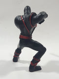 California Costume Inc Black Ninja with Sword 3 3/4" Tall Toy Figure