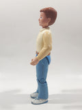 1993 F-P Fisher Price Loving Family Dad in White Shirt and Blue Pants 5 3/4" Tall Toy Figure