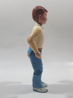 1993 F-P Fisher Price Loving Family Dad in White Shirt and Blue Pants 5 3/4" Tall Toy Figure