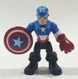 2010 Marvel Super Hero Squad Captain America 2 3/8" Tall Toy Figure